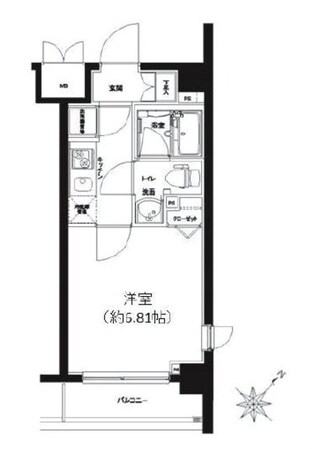 ドルチェ東京押上TWINS弐番館の物件間取画像